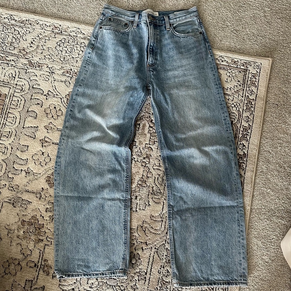 Denim Forum Farrah High Rise Wide Leg Jean